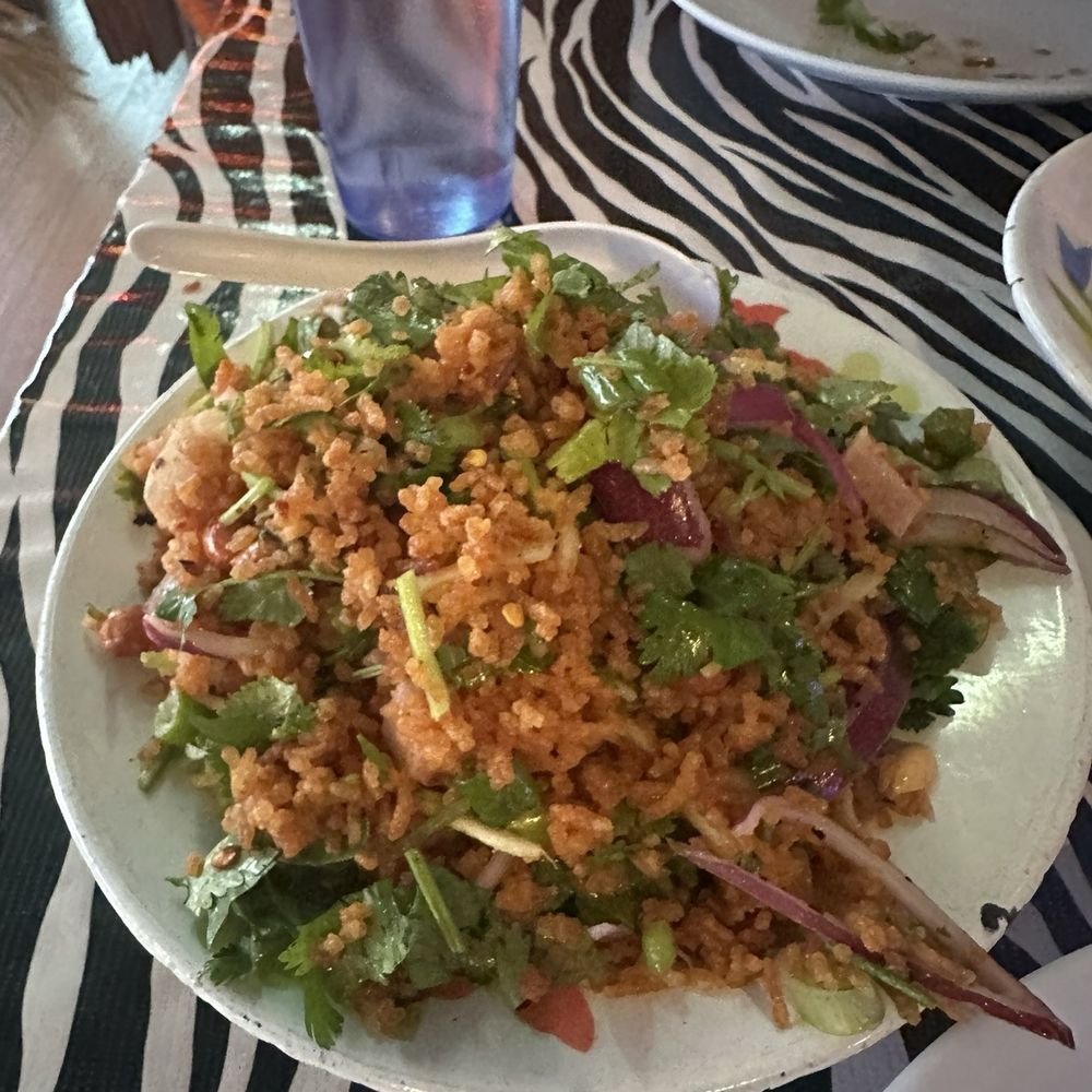 Night + Market Sahm - Nam Khao Tod (crispy rice) - Thai Near Me - Venice, California Night + Market Sahm - Nam Khao Tod (crispy rice) - Thai Near Me - Venice, California