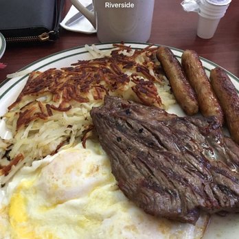 NORMS Restaurant - Medium rare steak and over easy eggs (: - Breakfast & Brunch Near Me - Riverside, California NORMS Restaurant - Medium rare steak and over easy eggs (: - Breakfast & Brunch Near Me - Riverside, California