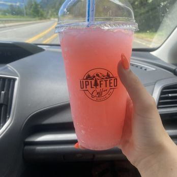 Uplifted coffee - Watermelon slushy - Coffee & Tea Near Me - Cook, Washington Uplifted coffee - Watermelon slushy - Coffee & Tea Near Me - Cook, Washington