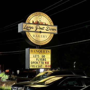 Lamp Post Diner - Sign - Desserts Near Me - Clementon, New Jersey Lamp Post Diner - Sign - Desserts Near Me - Clementon, New Jersey