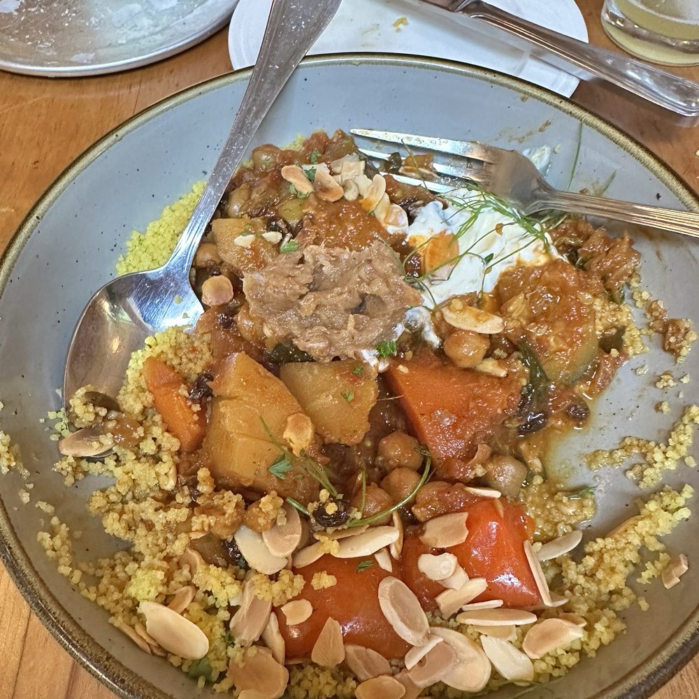 Moroccan chickpea stew. Moroccan chickpea stew.