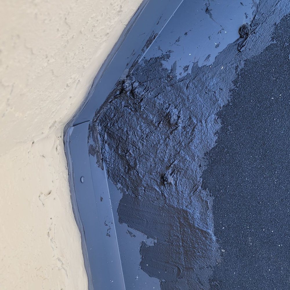 Roof Doctors - All the sealant for the bad repair I had to use. I'm just sick - Roofing Near Me Roof Doctors - All the sealant for the bad repair I had to use. I'm just sick - Roofing Near Me