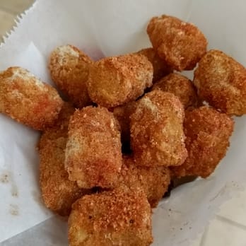Potato Corner - Tater tots with chili bbq and parmesan and garlic seasoning - Specialty Food Near Me - Roseville, Minnesota