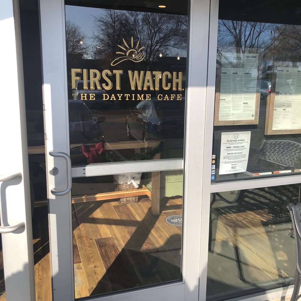 First Watch - The sign on the front door of the restaurant. - Breakfast & Brunch Near Me - Hendersonville, Tennessee First Watch - The sign on the front door of the restaurant. - Breakfast & Brunch Near Me - Hendersonville, Tennessee
