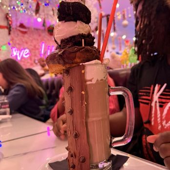Sugar Factory - Queens - Chocolate milkshake - Desserts Near Me - Jamaica, New York