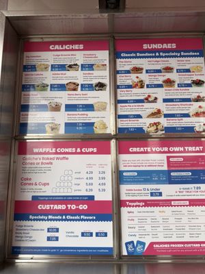 Menu photo 1 Caliche’s Frozen Custard Las Cruces, NM Menu photo 1 Caliche’s Frozen Custard Las Cruces, NM