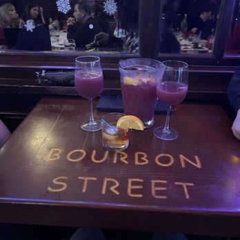 Bourbon Street - Red Sangria and an old fashioned. - Cajun/Creole Near Me - Bayside, New York Bourbon Street - Red Sangria and an old fashioned. - Cajun/Creole Near Me - Bayside, New York
