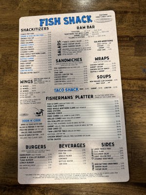 Menu photo 7 Fish Shack Lighthouse Point, FL