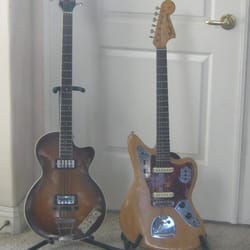 The Bern Tone - Completely re-wired and setup Hofner bass and 65 Fender Jaguar