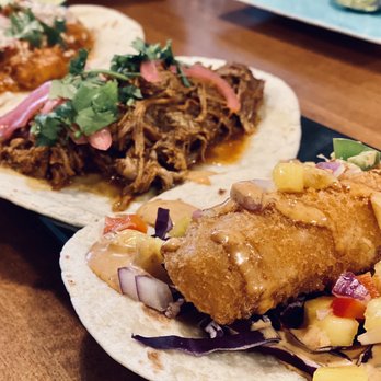 Vivir Modern Mexican - two plates of food - Mexican Near Me - Findlay, Ohio Vivir Modern Mexican - two plates of food - Mexican Near Me - Findlay, Ohio