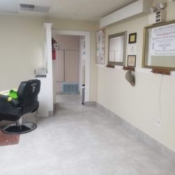 Jimmy Johnson Barber Shop - View from barber chair