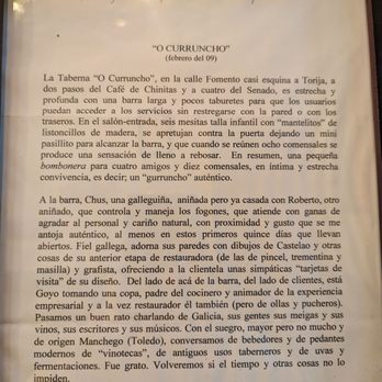 O Curruncho - Tabernas Near Me - Madrid, M
