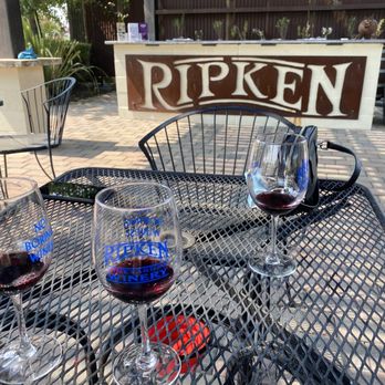 Ripken Vineyards & Winery - three glasses of wine on a table - Wineries Near Me - Lodi, California Ripken Vineyards & Winery - three glasses of wine on a table - Wineries Near Me - Lodi, California
