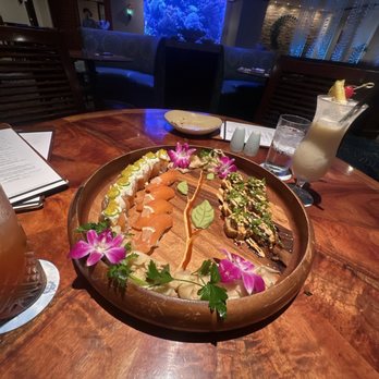 Oceana Coastal Kitchen - Lava Flow Roll, salmon Nigiri, and Smoked Salmon Citrus Roll... yum! - Sushi Bars Near Me - San Diego, California Oceana Coastal Kitchen - Lava Flow Roll, salmon Nigiri, and Smoked Salmon Citrus Roll... yum! - Sushi Bars Near Me - San Diego, California