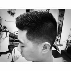 Geary Salon - 1.5 Blended into a texturized Top styled with AC FORMING CREAM: (cut and Styled by Eric)