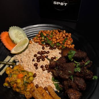 Spot Bar and Kitchen - Mutton w/ salads and sides - Himalayan/Nepalese Near Me - Irving, Texas