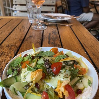 Kindred Restaurant - Summer Squash Crudo - New American Near Me - Davidson, North Carolina