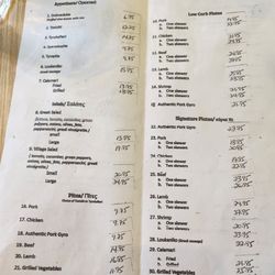 The Greek Souvlaki Shack - Menu oct 2026