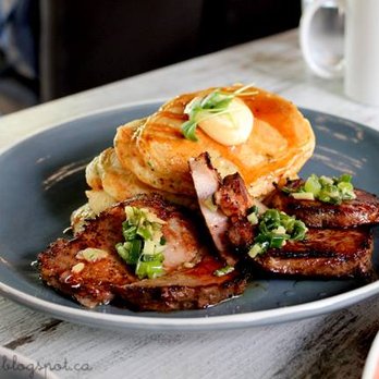 NextDoor Restaurant - Pork and pancakes - good! - Canadian (New) Near Me - Markham, Ontario NextDoor Restaurant - Pork and pancakes - good! - Canadian (New) Near Me - Markham, Ontario
