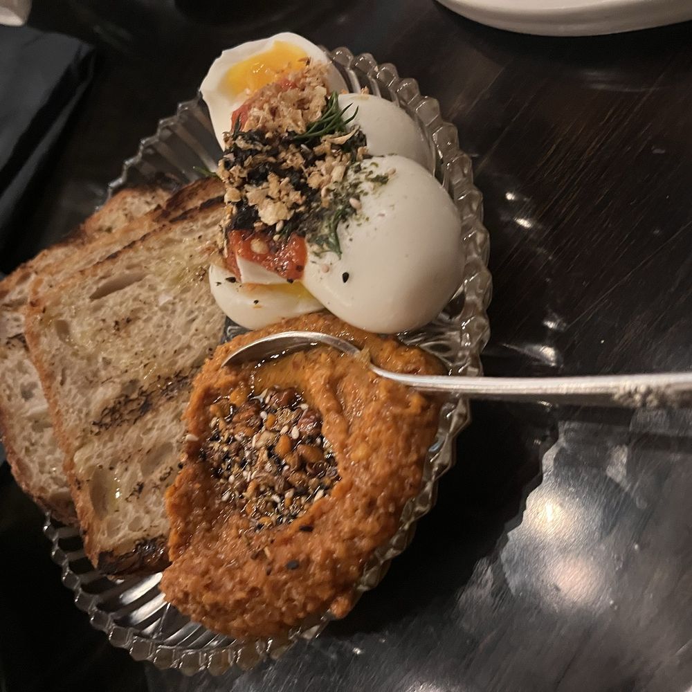 Cordelia - Carrot Hummus and Deviled Eggs - New American Near Me - Cleveland, Ohio Cordelia - Carrot Hummus and Deviled Eggs - New American Near Me - Cleveland, Ohio