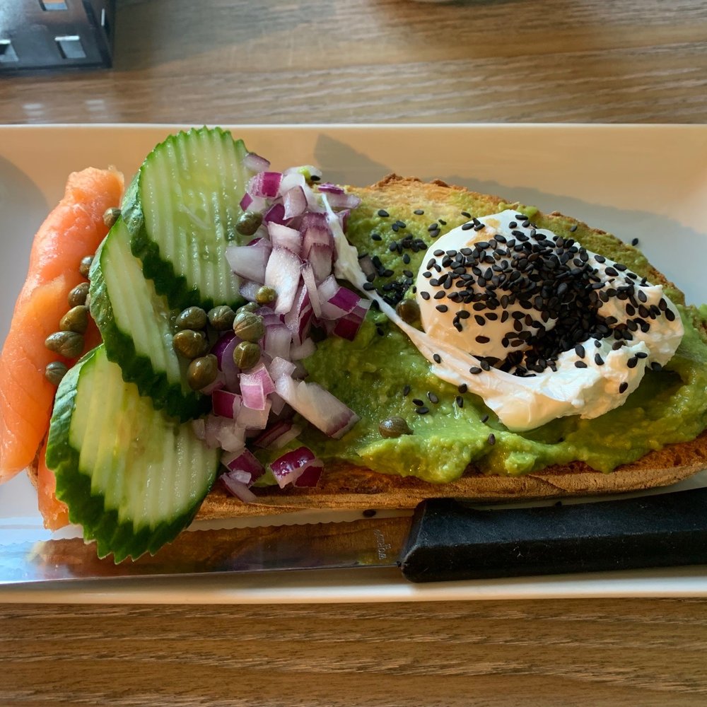 The Hen - Salmon Avocado Toast - Breakfast & Brunch Near Me - Ann Arbor, Michigan The Hen - Salmon Avocado Toast - Breakfast & Brunch Near Me - Ann Arbor, Michigan