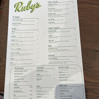 Ruby’s - Ruby's menu - New American Near Me - San Francisco, California Ruby’s - Ruby's menu - New American Near Me - San Francisco, California
