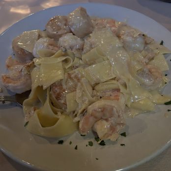 Osteria - Scallops shrimp homemade pappardelle in lobster cream sauce - Italian Near Me - Collegeville, Pennsylvania Osteria - Scallops shrimp homemade pappardelle in lobster cream sauce - Italian Near Me - Collegeville, Pennsylvania