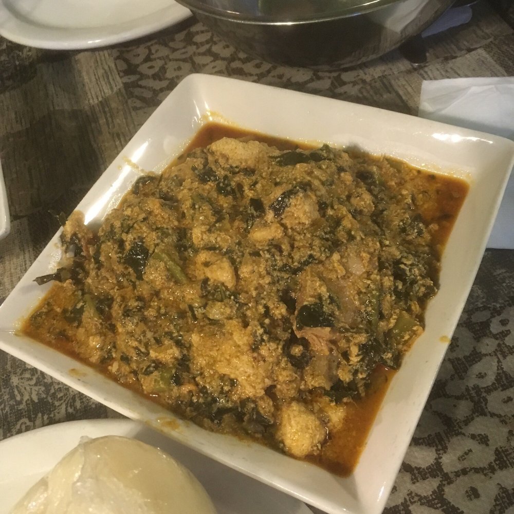 Veronica's Kitchen - egusi stew - African Near Me - Inglewood, California