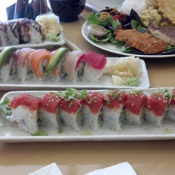 Sushi Island - Combo with three rolls - Sushi Bars Near Me - Gardena, California