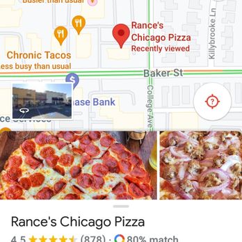 Rance's Chicago Pizza - What I Thought that I would get..., Sadly it looked Nothing like what I got. - Pizza Near Me - Long Beach, California Rance's Chicago Pizza - What I Thought that I would get..., Sadly it looked Nothing like what I got. - Pizza Near Me - Long Beach, California