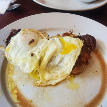 Scotts Diner - New York Steak and eggs. No sides. Needed a protein blast this morning. - Diners Near Me - Merced, California Scotts Diner - New York Steak and eggs. No sides. Needed a protein blast this morning. - Diners Near Me - Merced, California