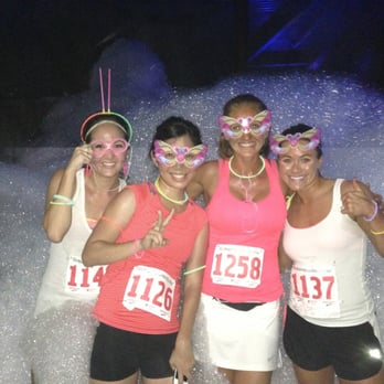 Glow Run 5K - The foam made us cough for a while after escaping it! - Races & Competitions Near Me - Aiea, Hawaii Glow Run 5K - The foam made us cough for a while after escaping it! - Races & Competitions Near Me - Aiea, Hawaii