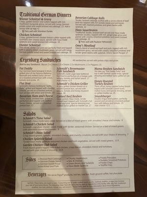Menu photo 5 Schmidt's Sausage Haus Columbus, OH Menu photo 5 Schmidt's Sausage Haus Columbus, OH