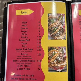 Crazy Tortas - menu - Mexican Near Me - Lisle, Illinois