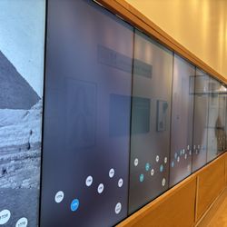 Black History Museum and Cultural Center of Virginia - Interactive timeline wall.