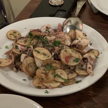 Anteprima - grilled octopus , potatoes , red onion , chilis , parsley , lemon , olive oil - Italian Near Me - Chicago, Illinois