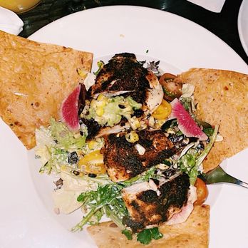 Summit Grill - Blackened Salmon Salad - Bars Near Me - Kansas City, Missouri Summit Grill - Blackened Salmon Salad - Bars Near Me - Kansas City, Missouri