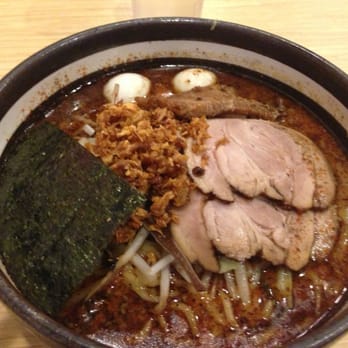 Santa Ramen - Pork cheek extra spicy - Ramen Near Me - San Mateo, California Santa Ramen - Pork cheek extra spicy - Ramen Near Me - San Mateo, California