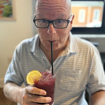 Massey's Kitchen - Hubby ordered the blueberry lemonade.. it was fab - Mediterranean Near Me - Lookout Mountain, Tennessee