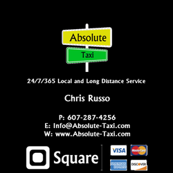 Absolute Taxi & Airport Transportation - Business Card