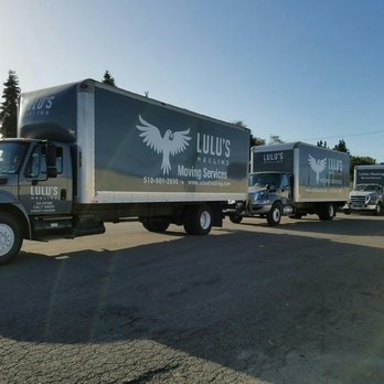 Lulu's Hauling Inc - Beautiful Company Owned Carb Compliant Fleet of Newer Model Trucks - Movers Near Me