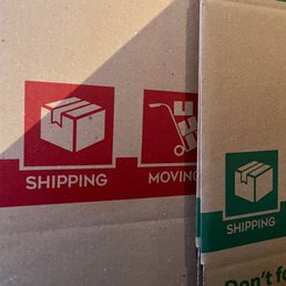 These are the boxes that I was told are not "shipping boxes" from this UPS store. My common sense tells me they are.