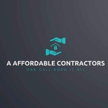 A Affordable Contractors - a blue and white logo - General Contractors Near Me A Affordable Contractors - a blue and white logo - General Contractors Near Me