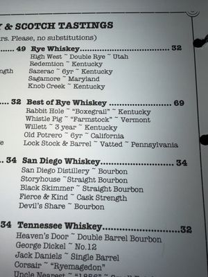 Menu photo 6 The Whiskey House San Diego, CA Menu photo 6 The Whiskey House San Diego, CA