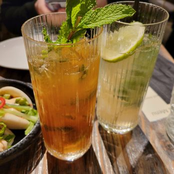 Up Thai - Passion fruit mojito and lemongrass Thai basil cocktail - Thai Near Me - New York, New York
