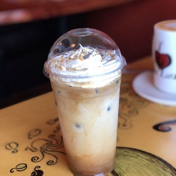 Coffee Links - Caramel Latte with whipped cream - Cafes Near Me - Ogden, Utah