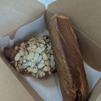 Ones Cafe & Bakery - Almond croissant and turkey bacon stick - Bakeries Near Me - Alameda, California Ones Cafe & Bakery - Almond croissant and turkey bacon stick - Bakeries Near Me - Alameda, California