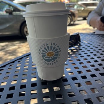 Amelia Island Coffee - Cafe Caramel - 16 oz. With sugar free caramel - Coffee & Tea Near Me - Fernandina Beach, Florida Amelia Island Coffee - Cafe Caramel - 16 oz. With sugar free caramel - Coffee & Tea Near Me - Fernandina Beach, Florida