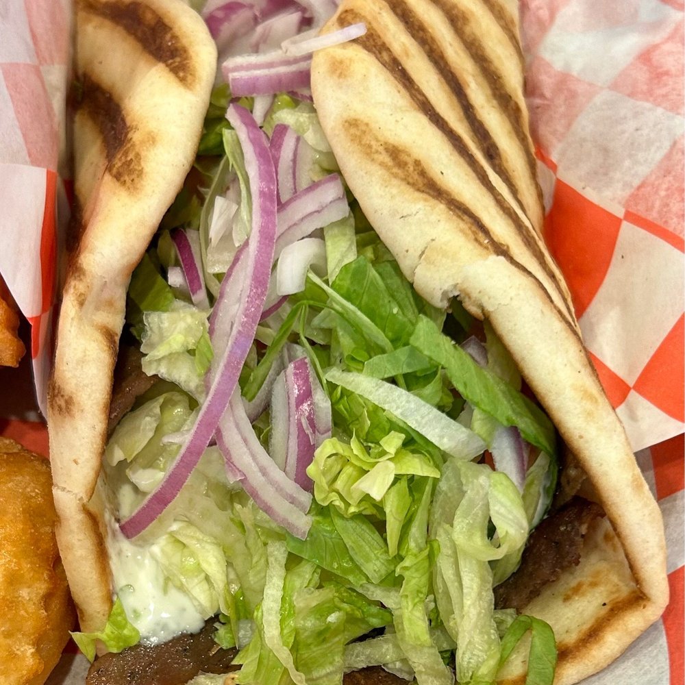 Adriatic Pizza - Lamb Gyro - tzatziki sauce, lettuce, tomato, onion - Pizza Near Me - Levittown, Pennsylvania Adriatic Pizza - Lamb Gyro - tzatziki sauce, lettuce, tomato, onion - Pizza Near Me - Levittown, Pennsylvania