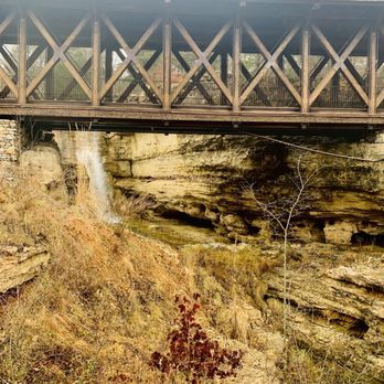 Devil's Pool Restaurant - The actual devil's pool steps away from the restaurant. - American Near Me - Ridgedale, Missouri